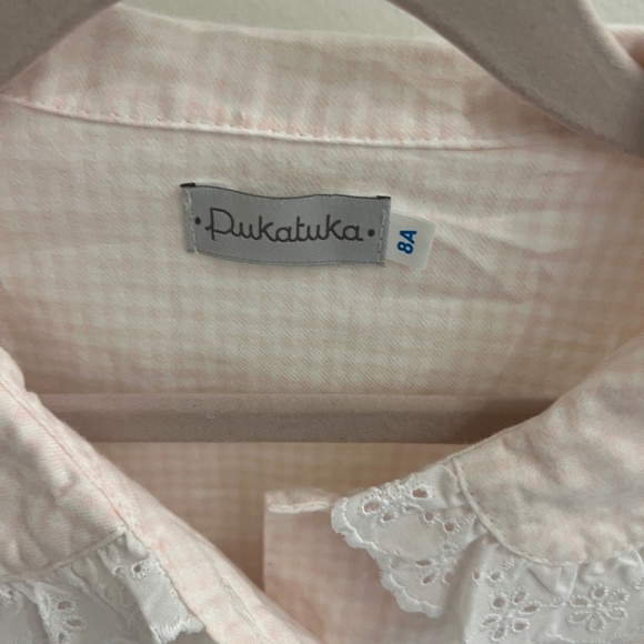 Pukatuke Other - Pukatuka Pajama Set Size 8 100% Cotton Eyelet collar with detail pockets